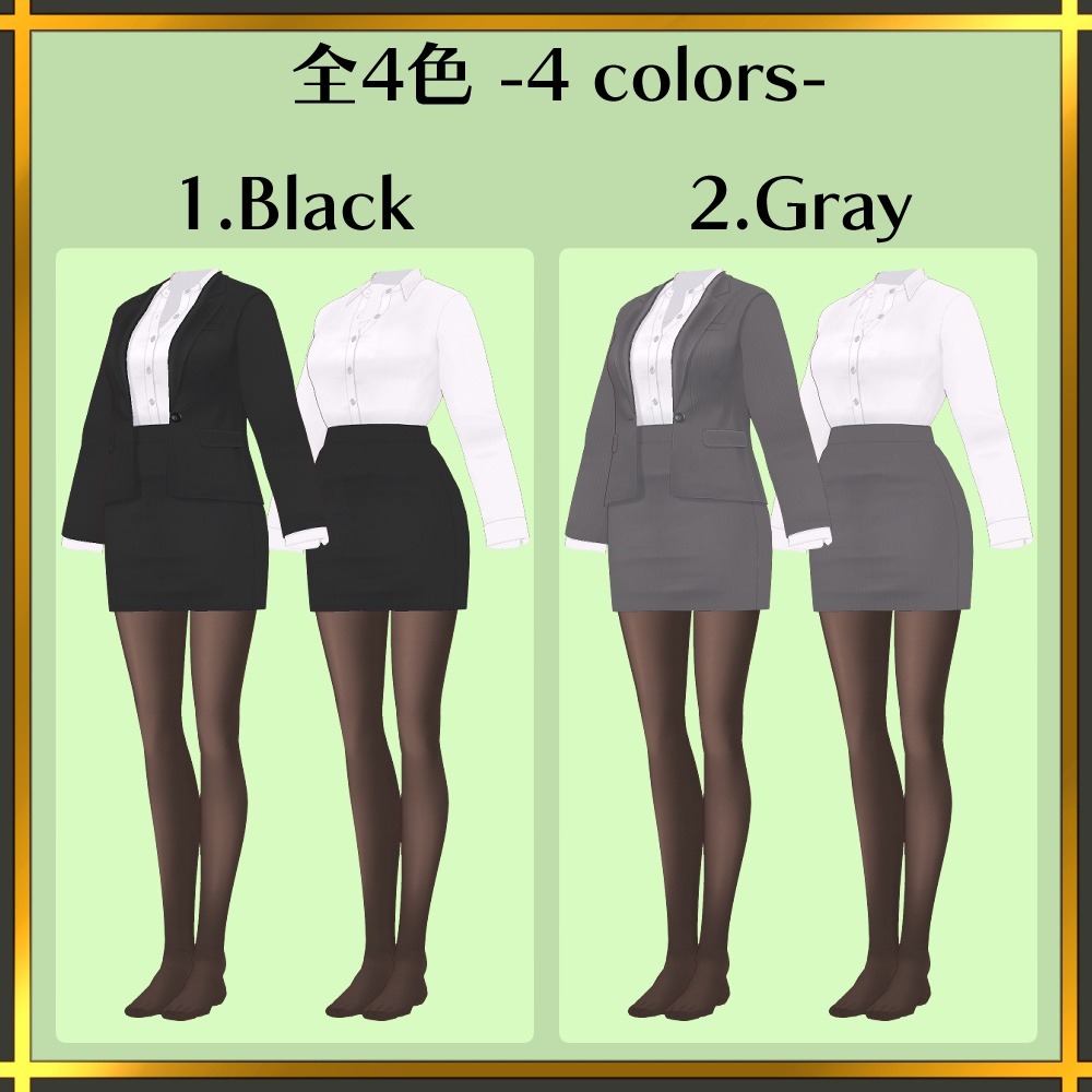 色香のレディーススーツ | charm ladies suit【#VRoid】