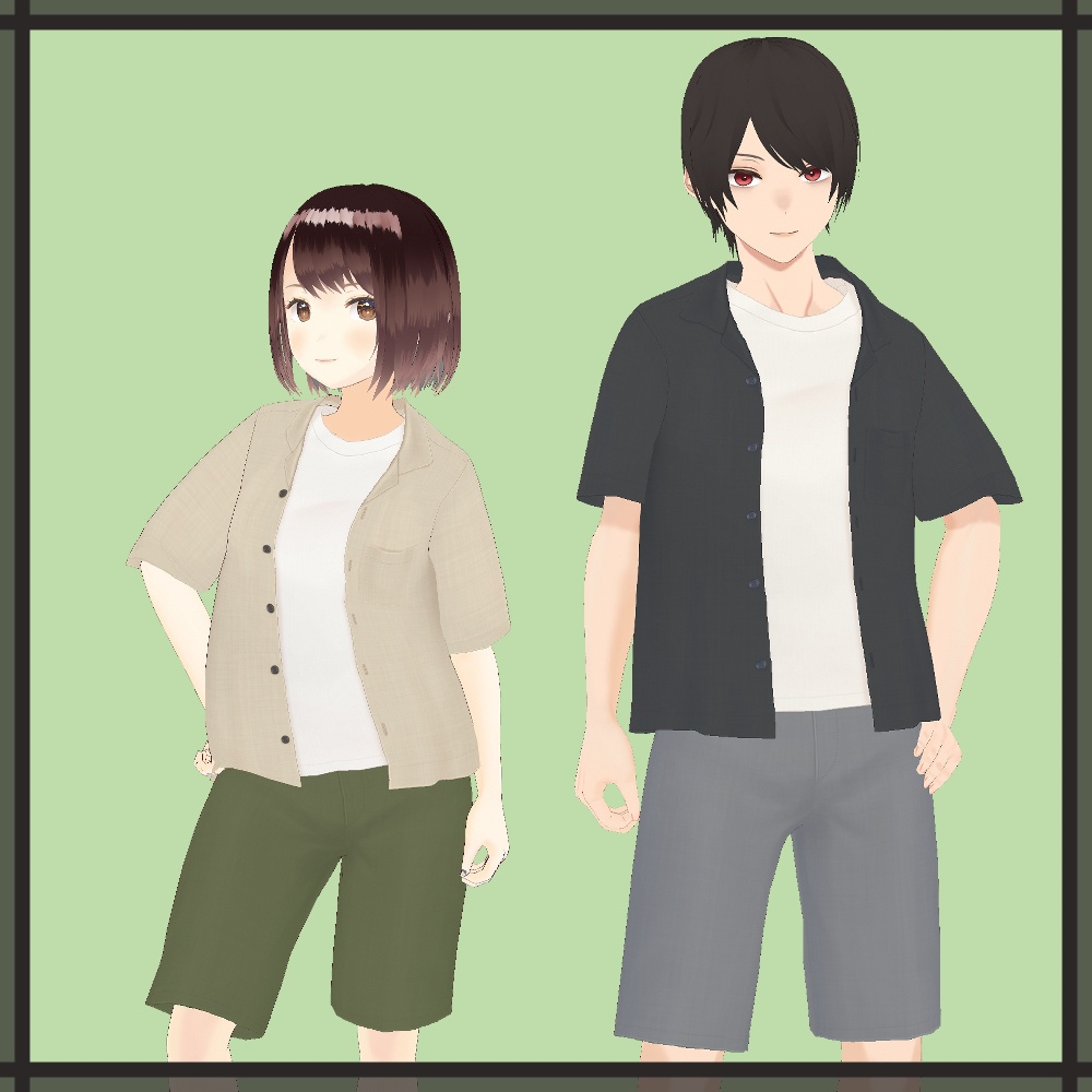 夏服-サマーコーデ- | Summer coordination【#VRoid】