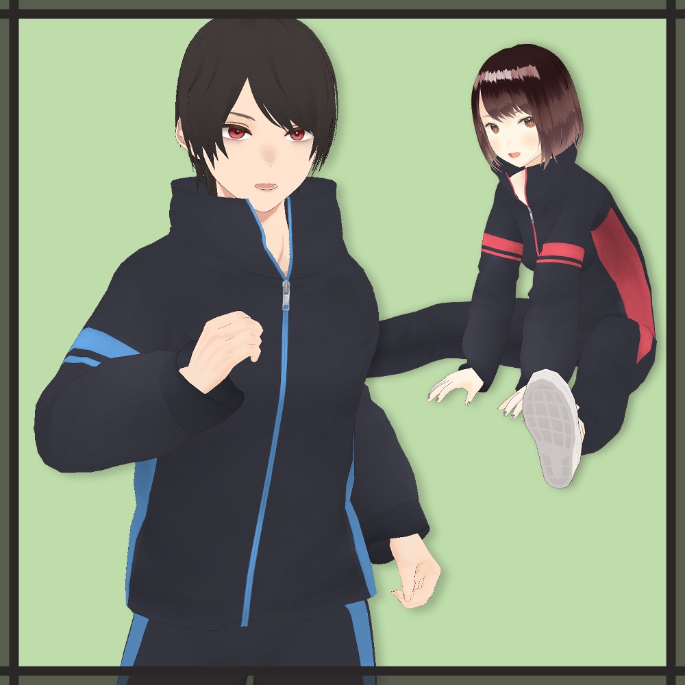 トレーニングジャージ | training jersey【#VRoid】