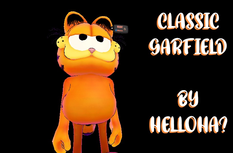 VRChat　HelloHa's　Shop!　Classic　Garfield!　helloha's　BOOTH