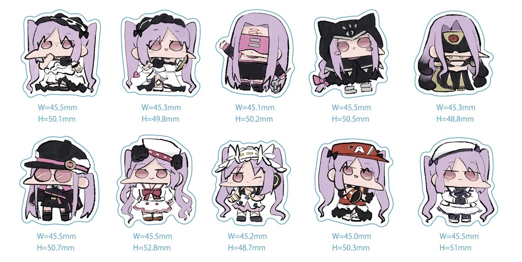 ゴルゴンミニステッカー