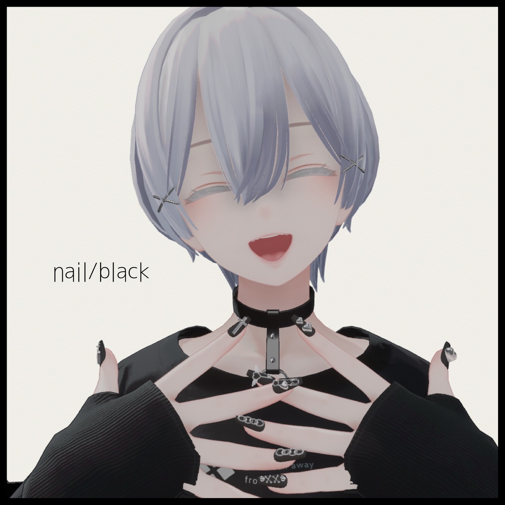 HeartLinkSyndrome🖤チョーカー無料×16colorネイル×4colorピアス【8アバター対応】