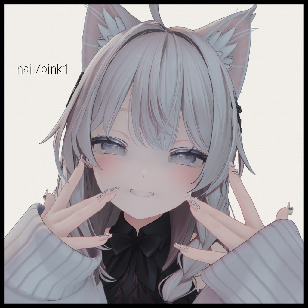 HeartLinkSyndrome🖤チョーカー無料×16colorネイル×4colorピアス【8アバター対応】