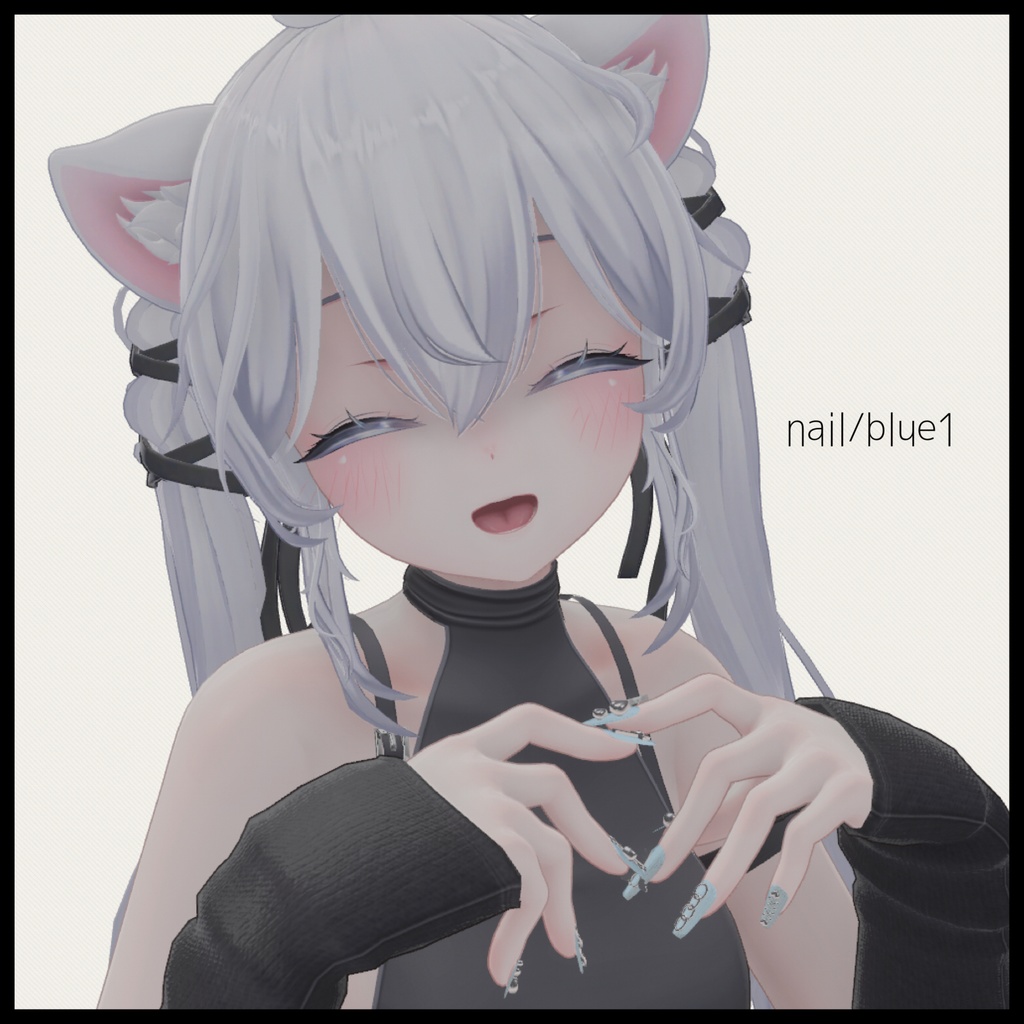 HeartLinkSyndrome🖤チョーカー無料×16colorネイル×4colorピアス【8アバター対応】