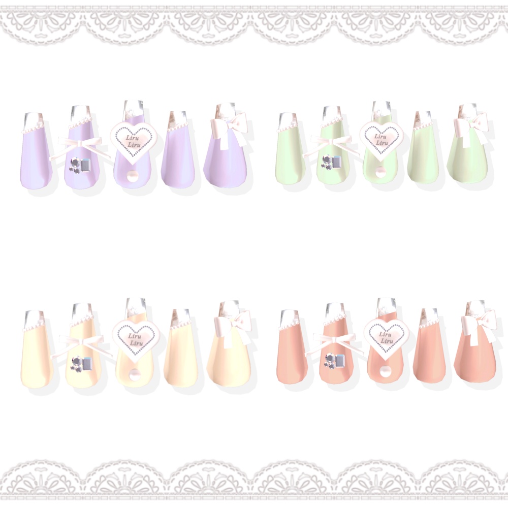 【Free Nail】Twinkle Veil Nail 💗 8 Avatars|Follower 100 Over Thanks!