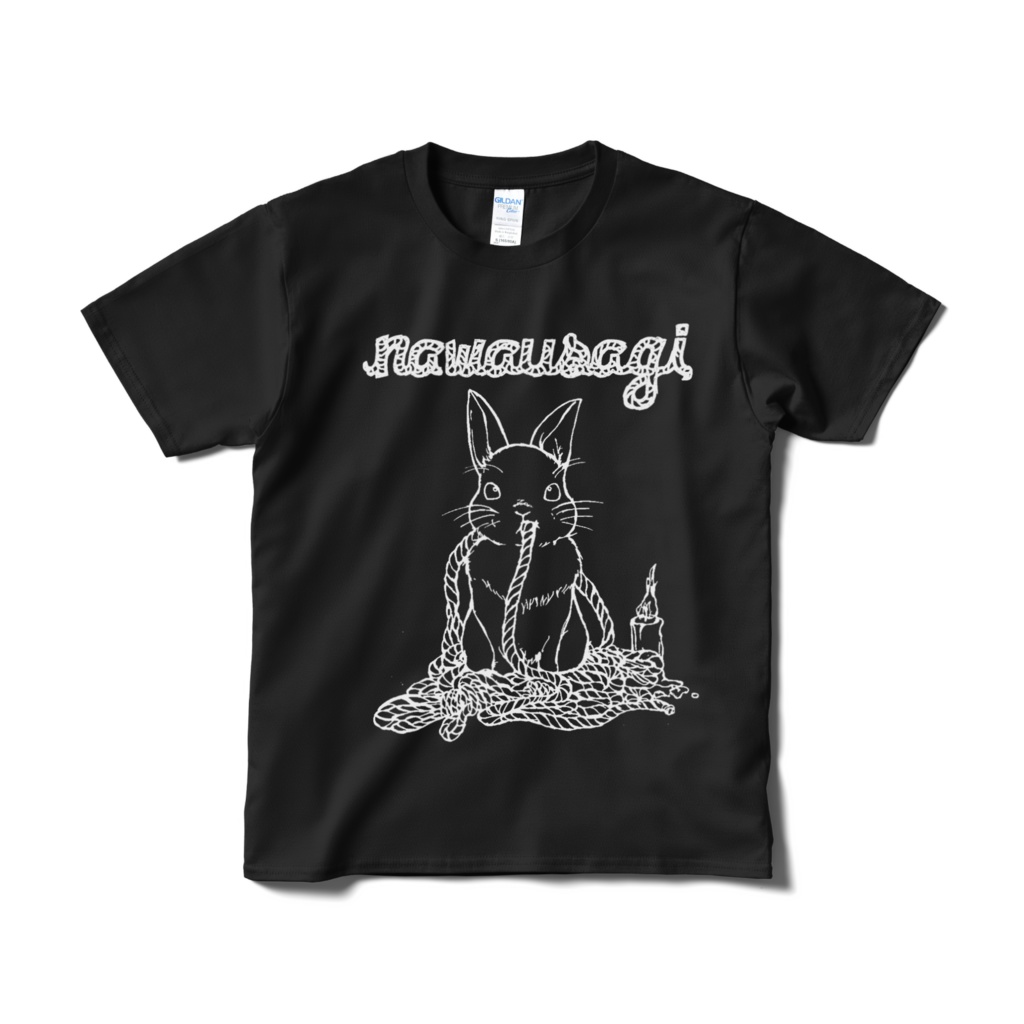 緊縛兎Tシャツ 黒