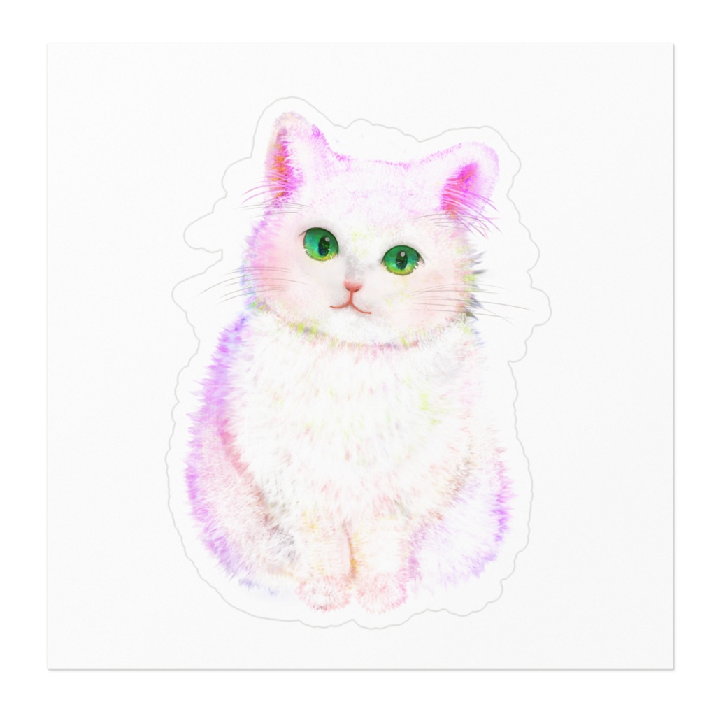 猫ちゃんステッカー