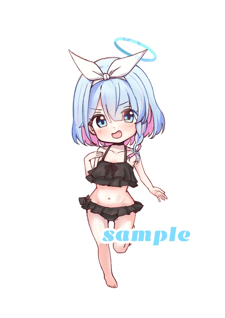 黒ビキニ アロナちゃん