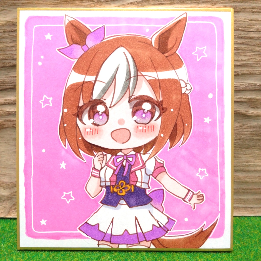 11/26.12:00~販売 ぱかステ2新作 ウマ娘ミニ色紙 スペシャルウィーク