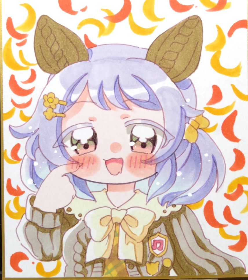 ウマ娘　ミニ色紙　秋ヒシミラクル②