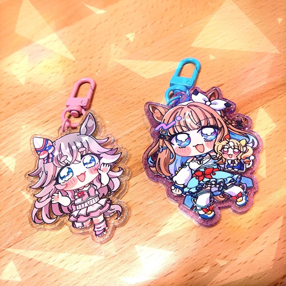 ウマ娘キラキラアクリルキーホルダー
