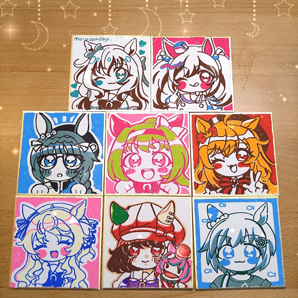 ウマ娘 豆色紙 練習作品価格