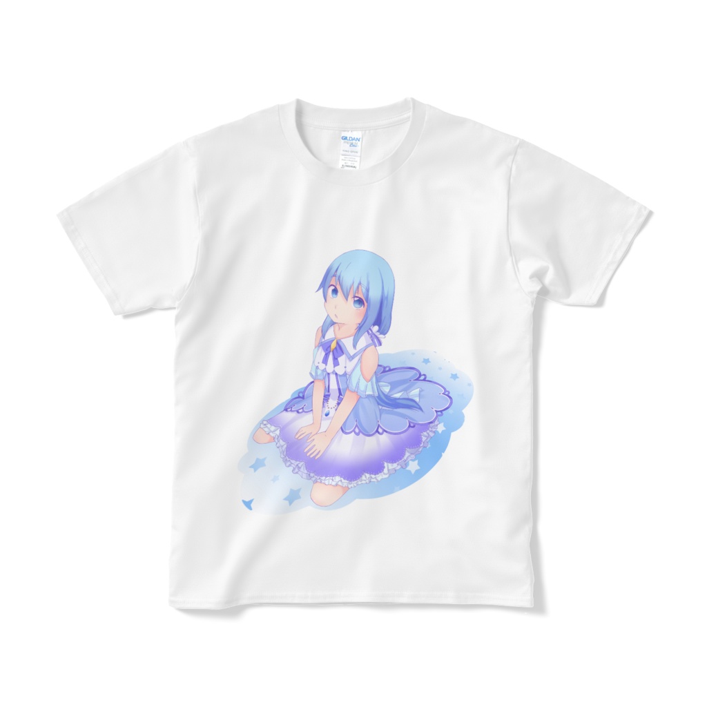 【SALE】【新人VTuber/水月なるか】オリジナルTシャツ（ホワイト）