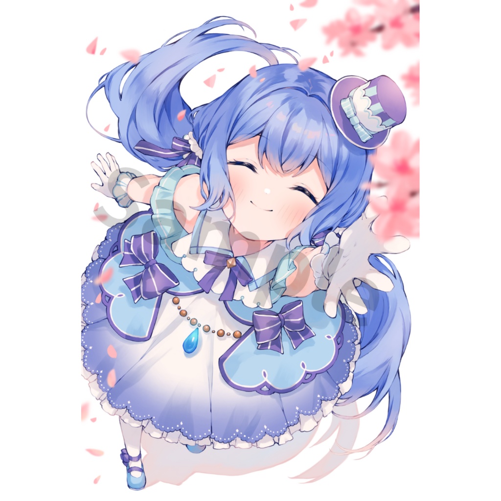 【期間限定】直筆メッセージ入り☆ポストカード(2枚)【VTuber/水月なるか】