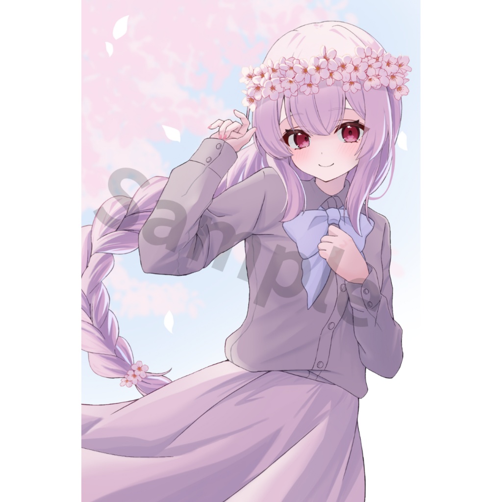 【期間限定】直筆メッセージ入り☆ポストカード(2枚)【VTuber/水月なるか】
