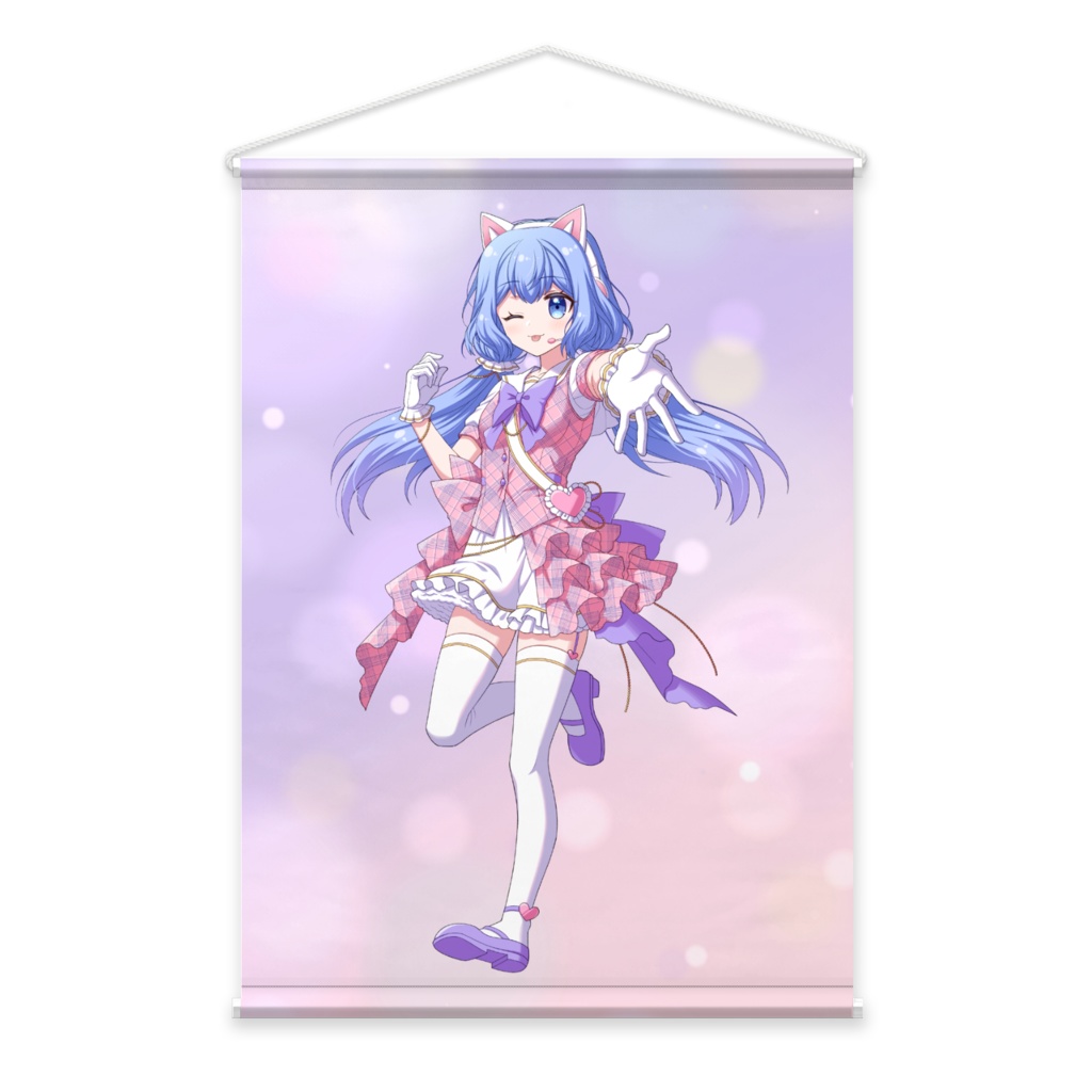【新キービジュアル】キミのアイドル！？なるかさんタペストリー