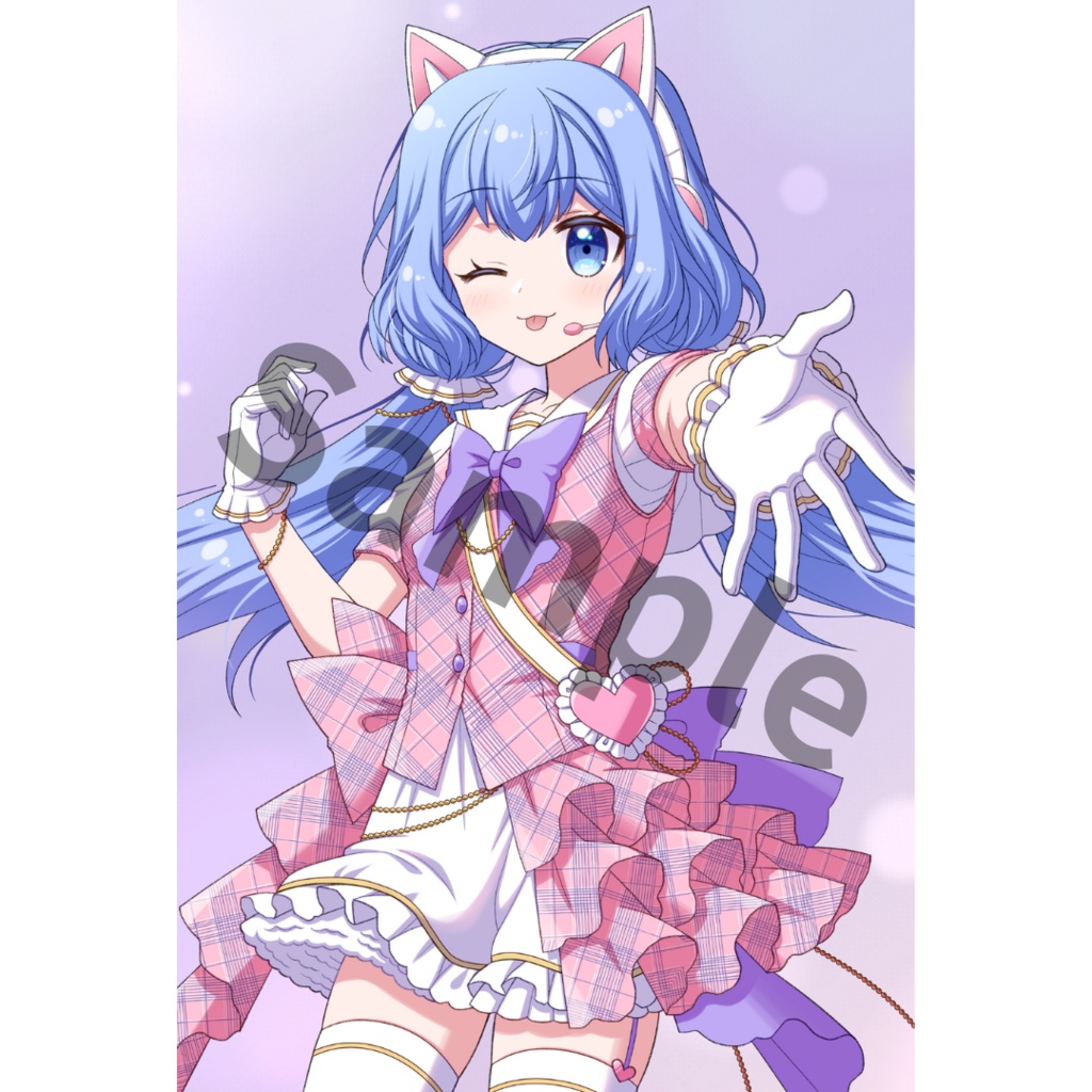※5月下旬発送予定【期間限定】直筆メッセージ入り☆ポストカード(2枚)【VTuber/水月なるか】