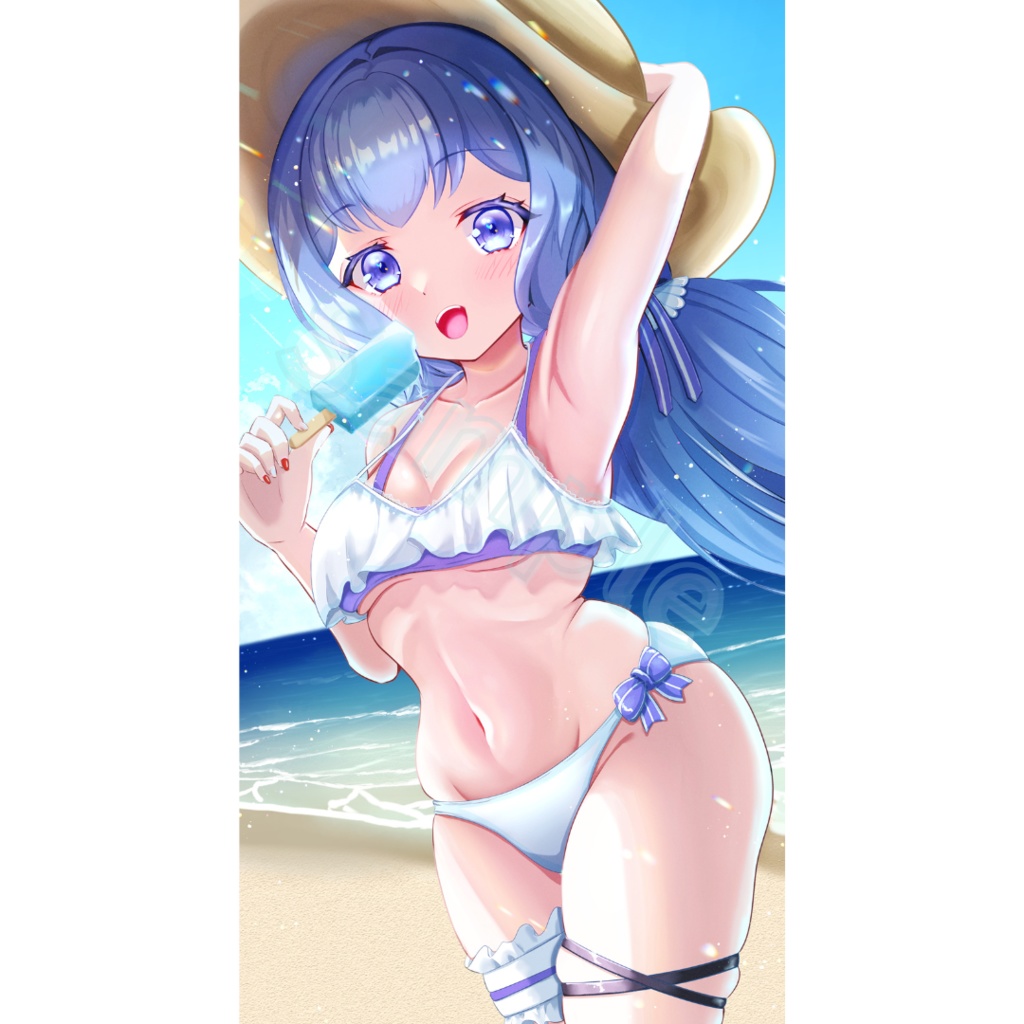 【無料】水着なるかさん★スマホ壁紙