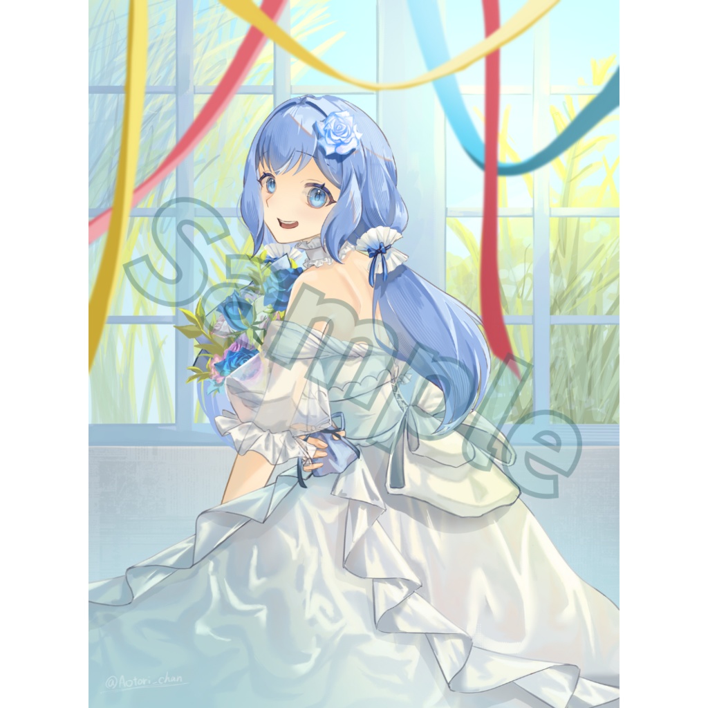 【期間限定】直筆メッセージ入り☆ポストカード（2枚）【VTuber/水月なるか】