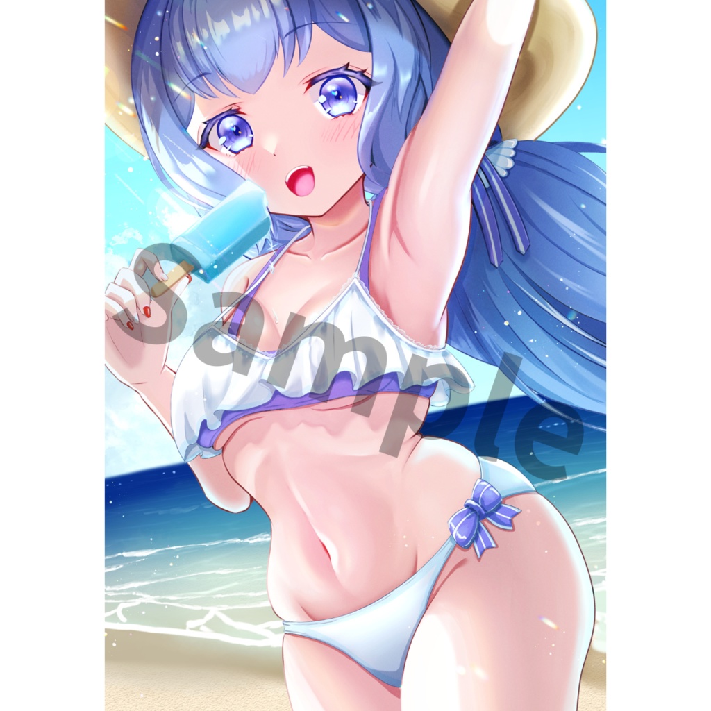 【期間限定】直筆メッセージ入り☆ポストカード(2枚)【VTuber/水月なるか】