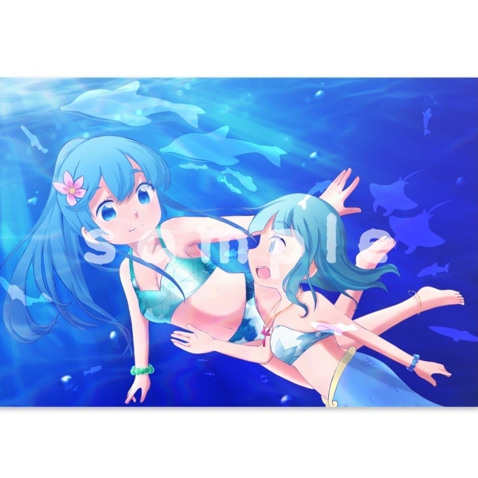 【限定10】直筆メッセージ入り☆ポストカード(2枚)【VTuber/水月なるか】
