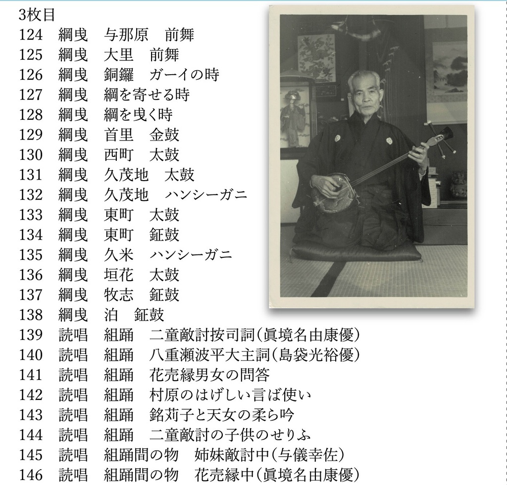 【CD】山内盛彬生誕130年民俗芸能全集付録音源復刻盤その1 琉球王朝古謡秘曲の研究