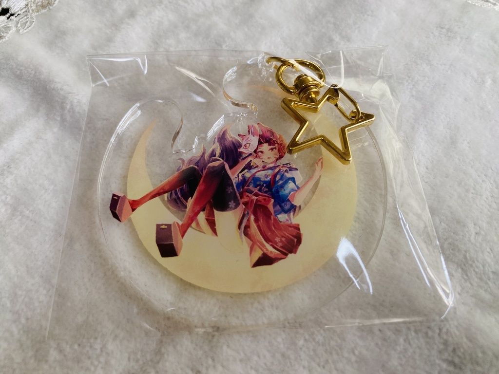VTuber早紅夜 一周年記念アクリルキーホルダー