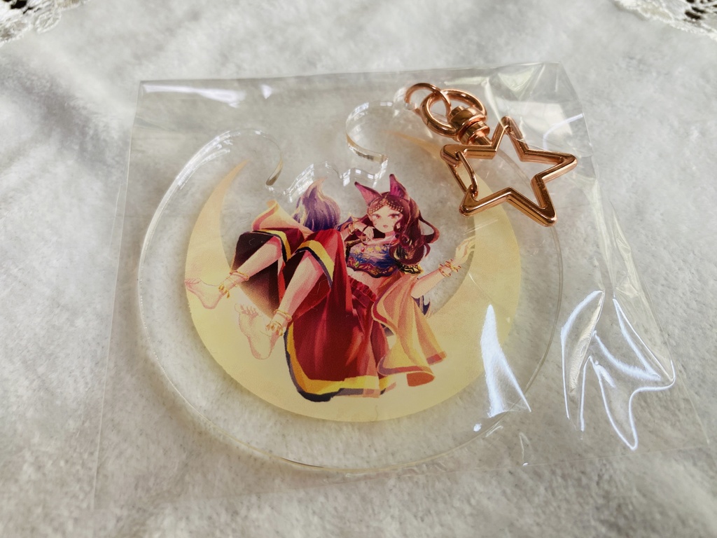 VTuber早紅夜 一周年記念アクリルキーホルダー
