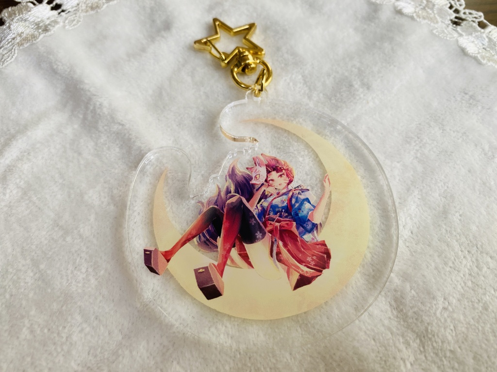 VTuber早紅夜 一周年記念アクリルキーホルダー