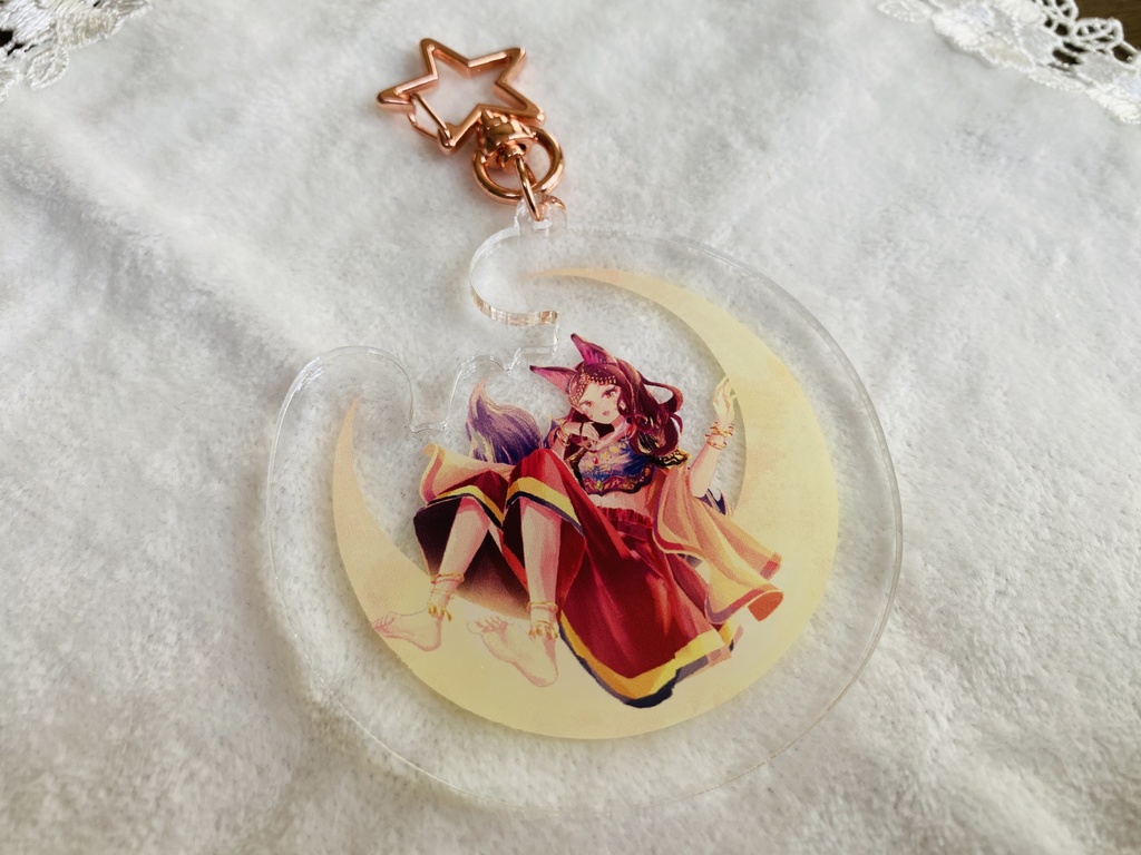 VTuber早紅夜 一周年記念アクリルキーホルダー