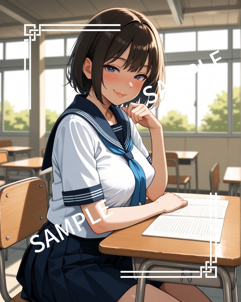 【2次利用可】制服女子 CG素材集【165枚】