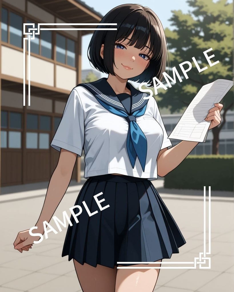 【2次利用可】制服女子 CG素材集【165枚】