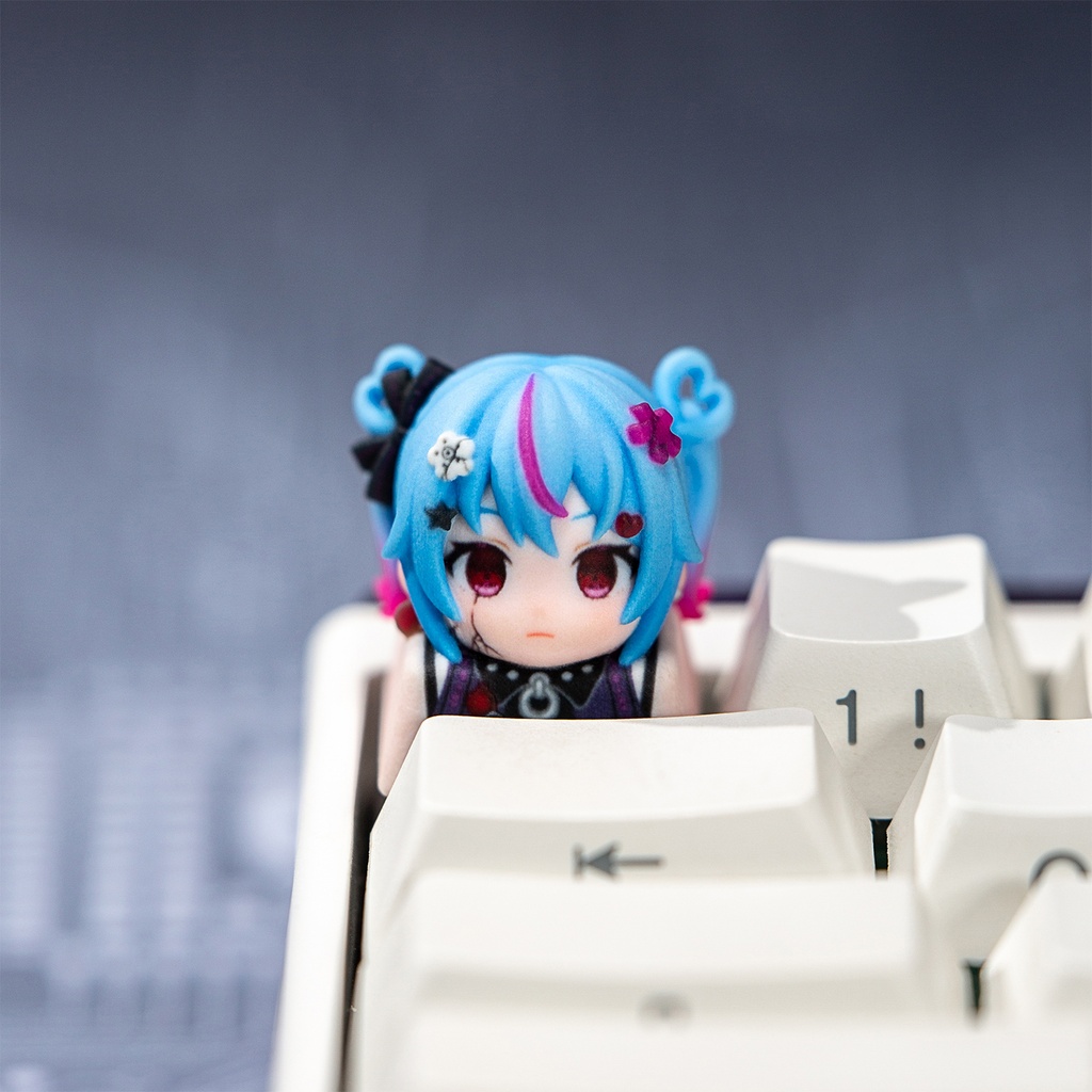 初音ミク Miku風 メカニカルキーボードデフォルメキーキャップ 第2弾 デコミク(Light / Dark)・レーシングミク2026・MIKU WITH YOU 2025 4種選択可 MXスイッチ対応 超高精細彩色レジン造形 同人グッズ