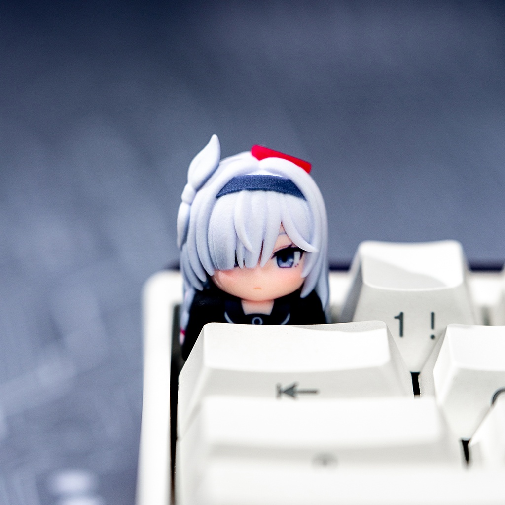 ブルーアーカイブ ブルアカ風 3Dデフォルメ キーキャップ Vol.2 (ヒナ/プラナ/ノア/リオ/ココナ/キキョウ 6種) キヴォトス 先生デスク 周辺機器 Cherry MX/磁気軸対応 非公式同人グッズ