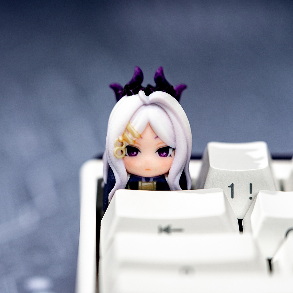 ブルーアーカイブ ブルアカ風 3Dデフォルメ キーキャップ Vol.2 (ヒナ/プラナ/ノア/リオ/ココナ/キキョウ 6種) キヴォトス 先生デスク 周辺機器 Cherry MX/磁気軸対応 非公式同人グッズ