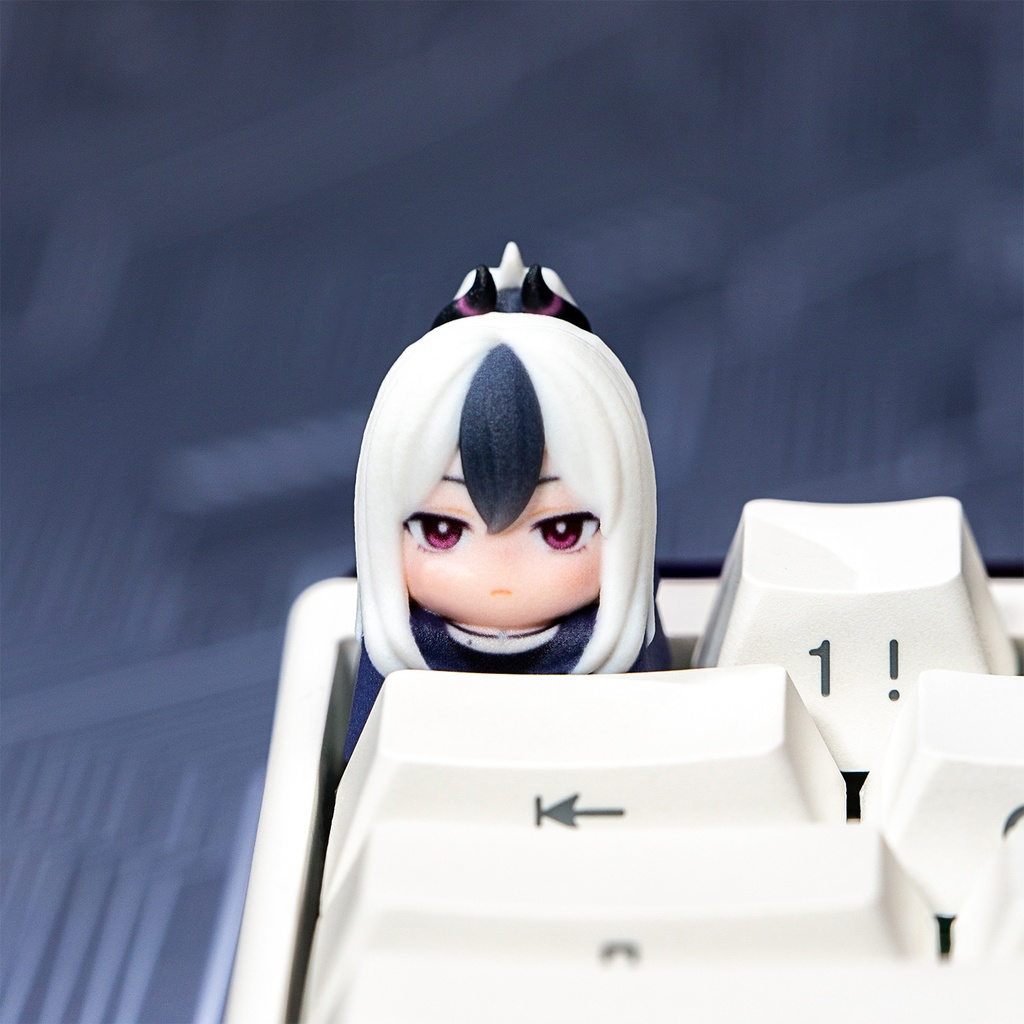 ブルーアーカイブ ブルアカ風 3Dキャラキーキャップ Vol.4 (キサキ/アリス/カヨコ/サオリ/マリ/アヤネ 6種) 玄武商会 ゲーム開発部 アリウス キヴォトス生徒デザイン MX/磁気軸対応 ファンメイド同人グッズ