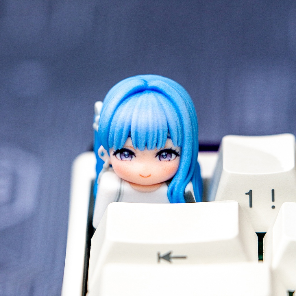 勝利の女神:NIKKE ニケ風 メカニカルキーボードデフォルメキーキャップ 第2弾 シンデレラ・リベリオ・セイレーン・アルカナ 4種選択可 MXスイッチ対応 超高精細彩色レジン造形 同人グッズ