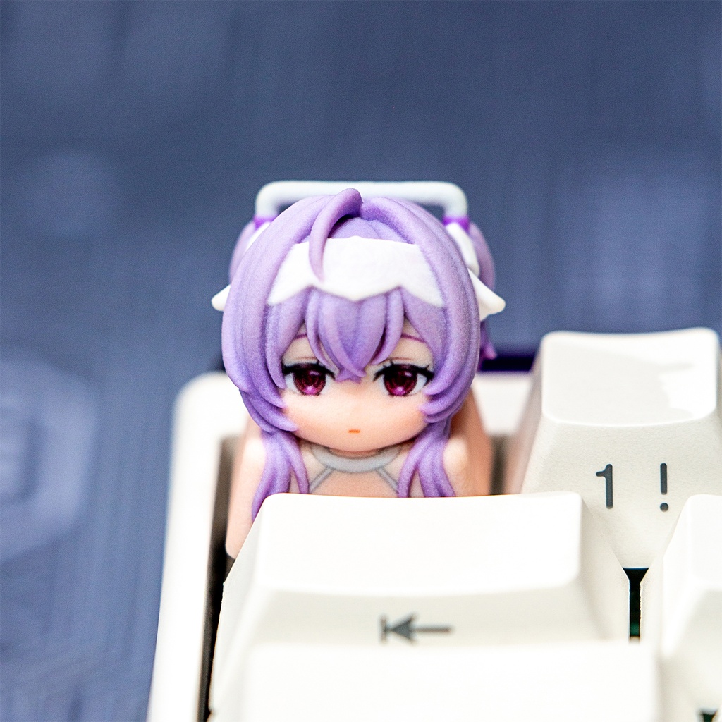 勝利の女神:NIKKE ニケ風 メカニカルキーボードデフォルメキーキャップ 第2弾 シンデレラ・リベリオ・セイレーン・アルカナ 4種選択可 MXスイッチ対応 超高精細彩色レジン造形 同人グッズ