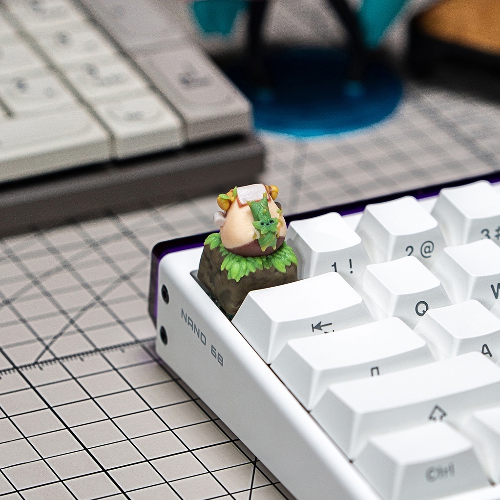 ゼルダの伝説 ゼルダ風 メカニカルキーボードデフォルメキーキャップ コログ(ヤハハ) MXスイッチ対応 超高精細彩色レジン造形 同人グッズ