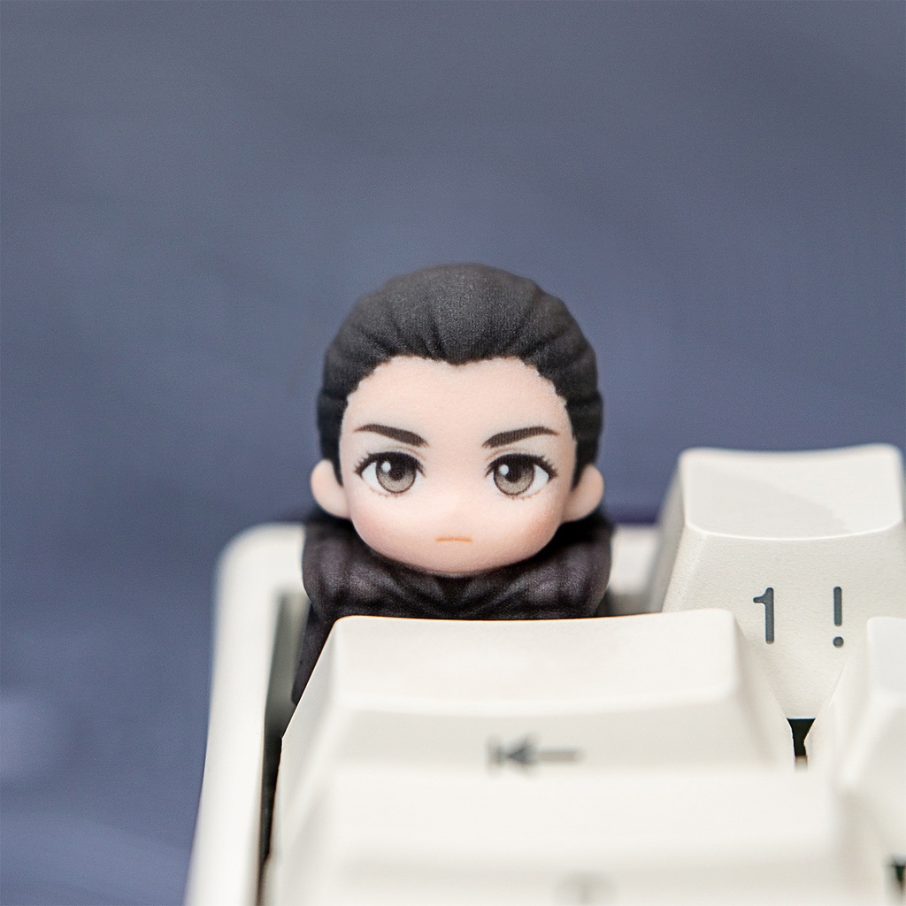 ゲーム・オブ・スローンズ 風 メカニカルキーボードデフォルメキーキャップ ティリオン・スノウ・アリア・デナーリス 4種選択可 MXスイッチ対応 超高精細彩色レジン造形 同人グッズ