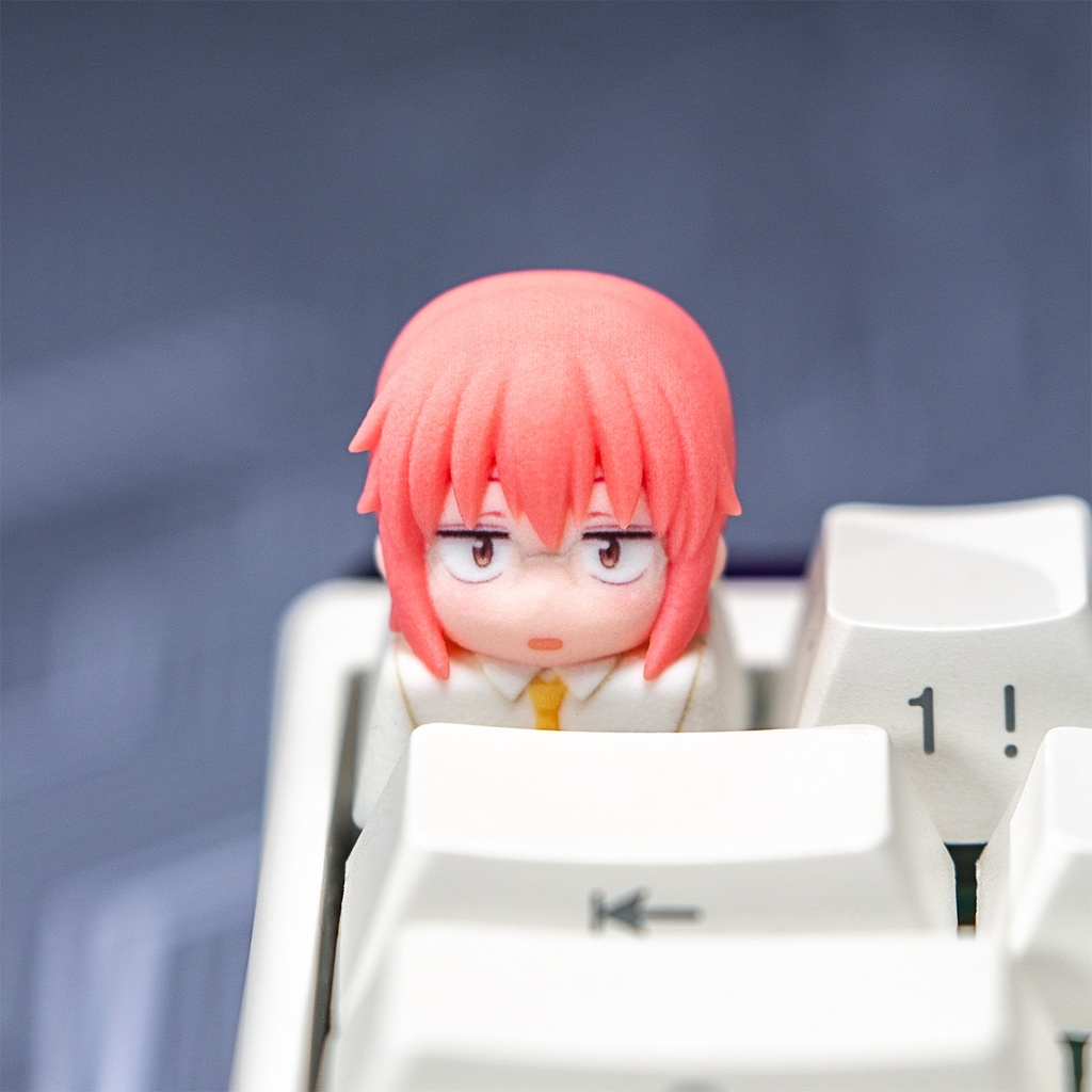 小林さんちのメイドラゴン 風 メカニカルキーボードデフォルメキーキャップ 第1弾 小林さん・トール・カンナ 3種選択可 MXスイッチ対応 超高精細彩色レジン造形 同人グッズ