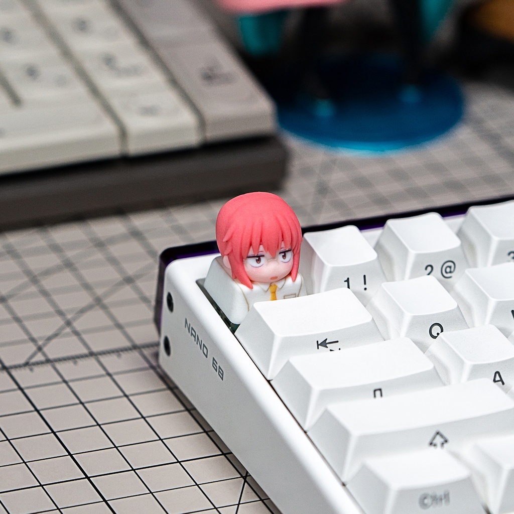 小林さんちのメイドラゴン 風 メカニカルキーボードデフォルメキーキャップ 第1弾 小林さん・トール・カンナ 3種選択可 MXスイッチ対応 超高精細彩色レジン造形 同人グッズ
