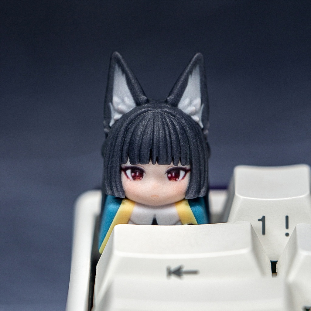 ゼンレスゾーンゼロ ゼンゼロ風 メカニカルキーボードデフォルメキーキャップ 第1弾 儀玄・アストラ・星見雅・エレン 4種選択可 MXスイッチ対応 超高精細彩色レジン造形 同人グッズ