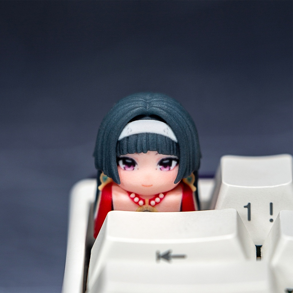 ゼンレスゾーンゼロ ゼンゼロ風 メカニカルキーボードデフォルメキーキャップ 第1弾 儀玄・アストラ・星見雅・エレン 4種選択可 MXスイッチ対応 超高精細彩色レジン造形 同人グッズ
