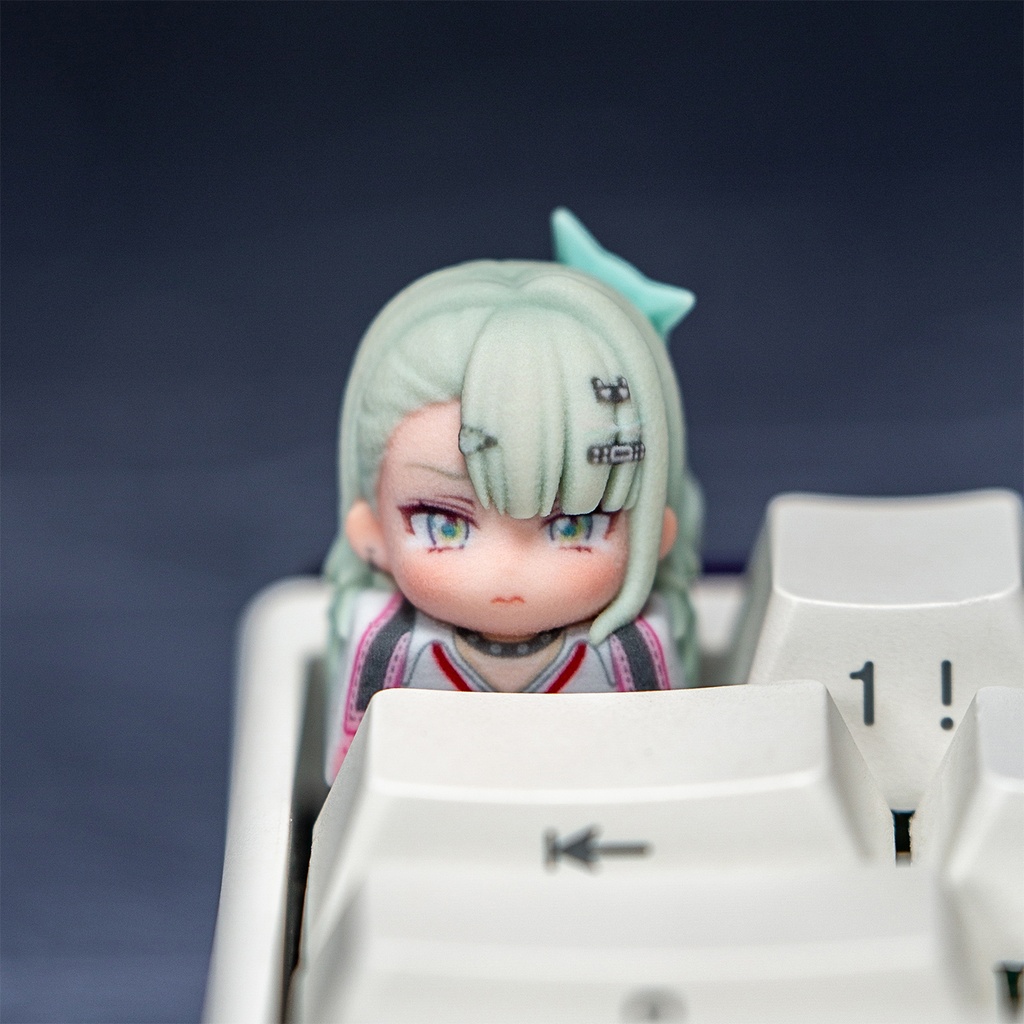 ゼンレスゾーンゼロ ゼンゼロ風 メカニカルキーボードデフォルメキーキャップ 第2弾 虚妄のアングル 千夏・アリア・南宮羽 3種選択可 MXスイッチ対応 超高精細彩色レジン造形 同人グッズ