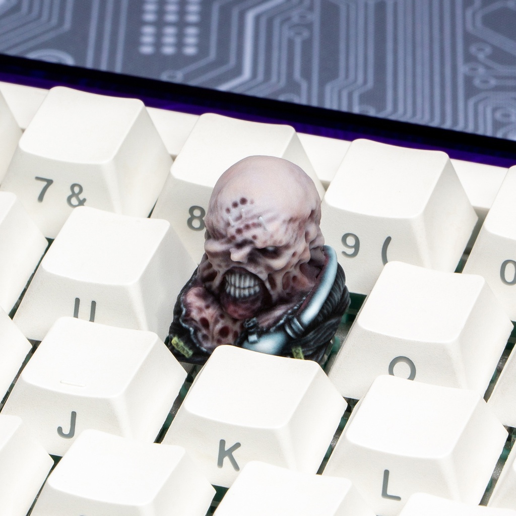 バイオハザード BIOHAZARD風 メカニカルキーボードデフォルメキーキャップ ネメシス（追跡者） MXスイッチ対応 超高精細彩色レジン造形 同人グッズ