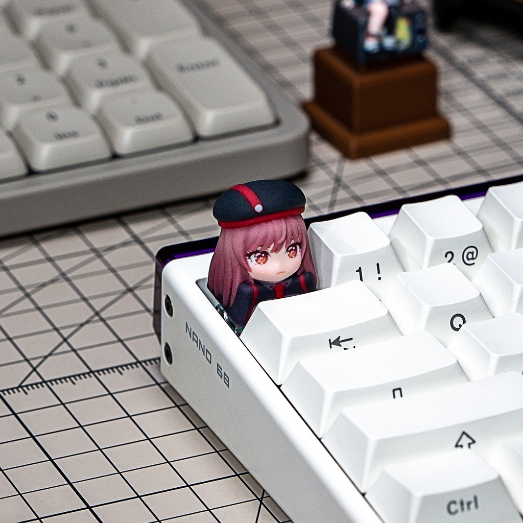 勝利の女神:NIKKE 妮姬風 メカニカルキーボードデフォルメキーキャップ 第3弾 モダニア(神罰)・ラピ・アニス・バイパー(毒蛇) 4種選択可 MXスイッチ対応 超高精細彩色レジン造形 同人グッズ