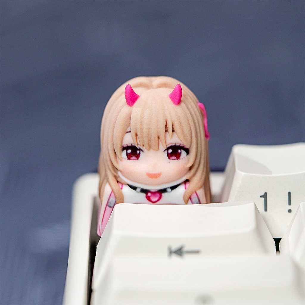 勝利の女神:NIKKE 妮姬風 メカニカルキーボードデフォルメキーキャップ 第3弾 モダニア(神罰)・ラピ・アニス・バイパー(毒蛇) 4種選択可 MXスイッチ対応 超高精細彩色レジン造形 同人グッズ