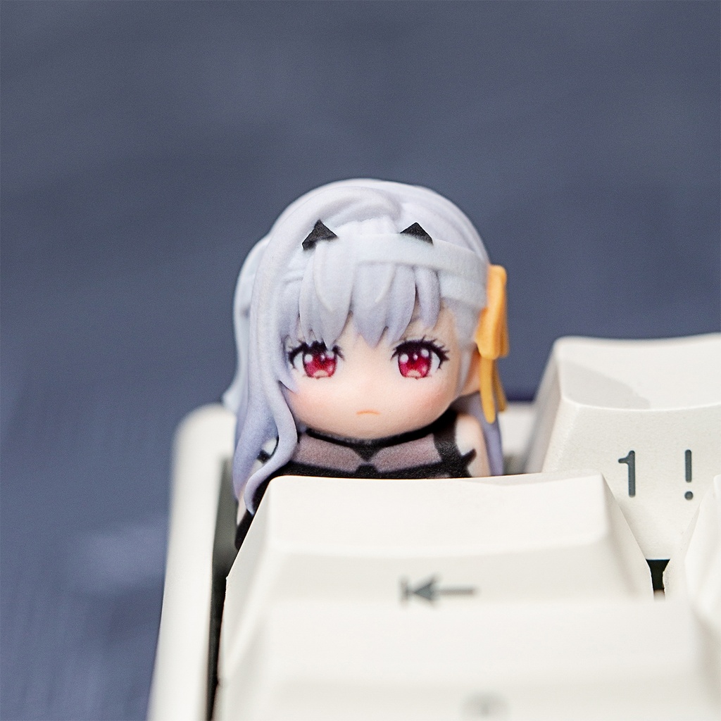 勝利の女神:NIKKE 妮姬風 メカニカルキーボードデフォルメキーキャップ 第3弾 モダニア(神罰)・ラピ・アニス・バイパー(毒蛇) 4種選択可 MXスイッチ対応 超高精細彩色レジン造形 同人グッズ