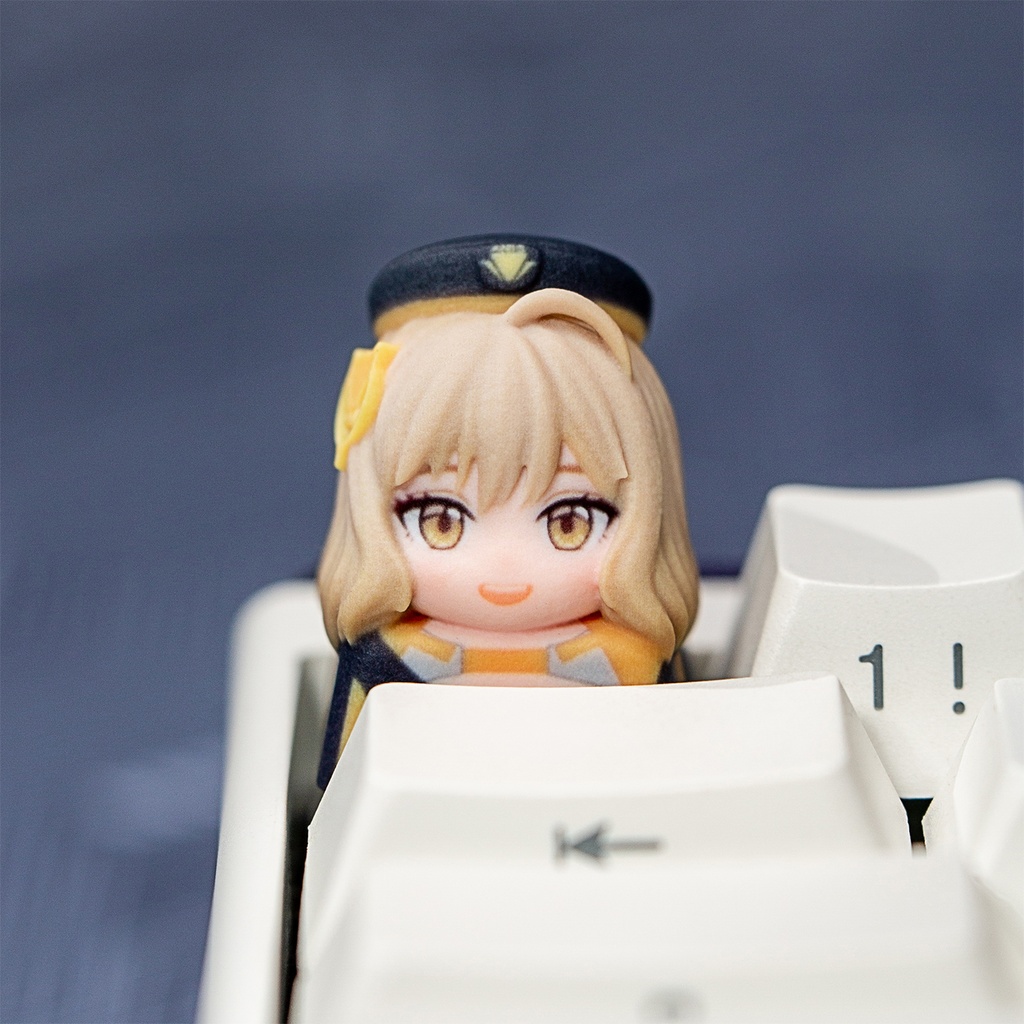 勝利の女神:NIKKE 妮姬風 メカニカルキーボードデフォルメキーキャップ 第3弾 モダニア(神罰)・ラピ・アニス・バイパー(毒蛇) 4種選択可 MXスイッチ対応 超高精細彩色レジン造形 同人グッズ